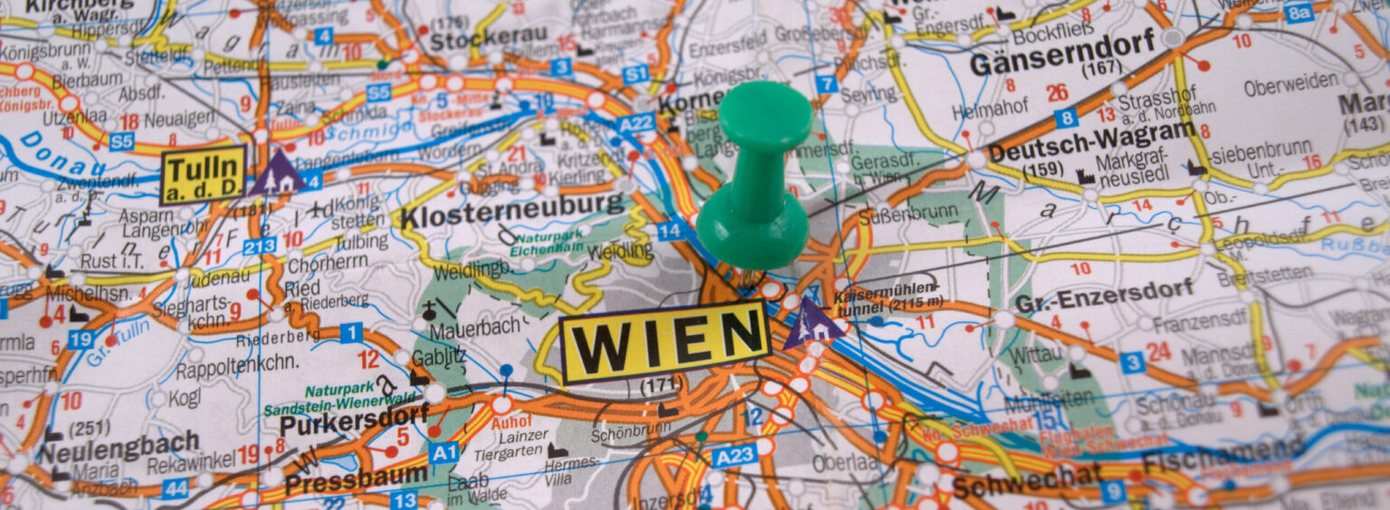 vienna of map