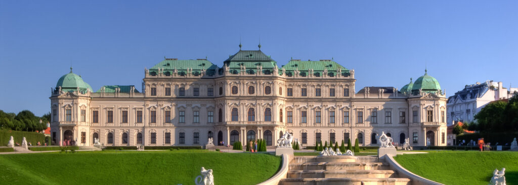 schlosspark belvedere wien Österreich